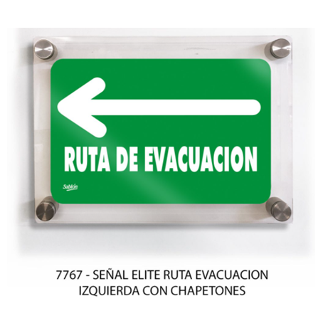 SENAL ELITE CHAPETON RUTA EVACUACION IZQ 7767